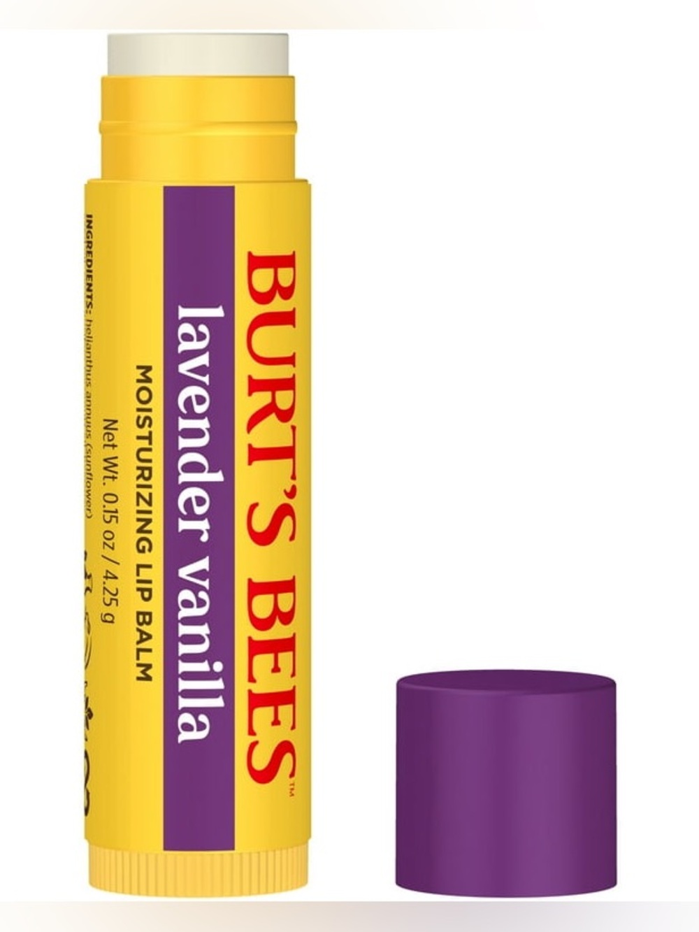 Burt's Bees Moisturizing Lip Balm — Lavender Vanilla - Picture 6 of 12